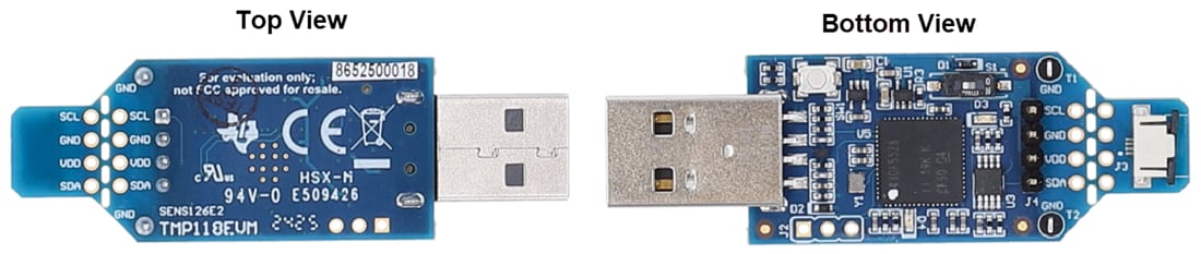 Plan mécanique - Texas Instruments Module d'évaluation (EVM) TMP118EVM