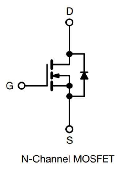 Schéma du circuit d'application - Vishay MOSFET 150 V (D-S) à canal N SiRS5700DP