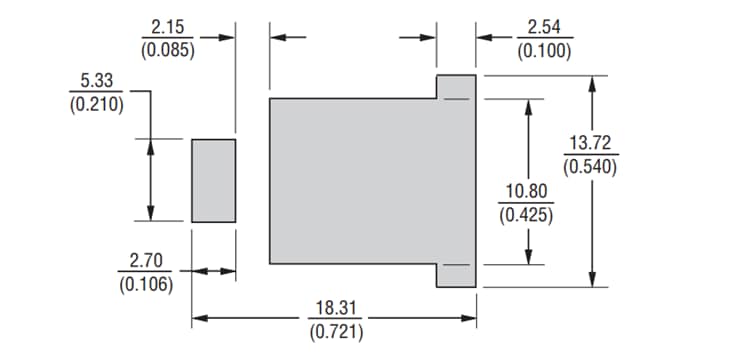 Graphique - Bourns Diode TVS à courant élevé PTVS1-240C-M