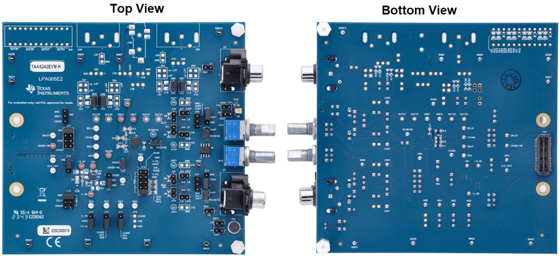Plan mécanique - Texas Instruments Modules d'évaluation (EVM) TAx5x42EVM-K
