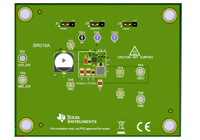Texas Instruments Module d'évaluation LMR66430-2EVM