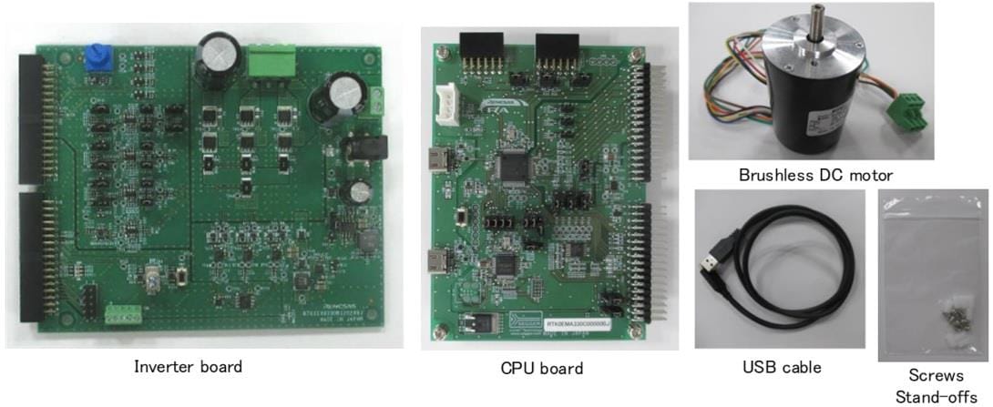 Renesas Electronics Kit de commande moteur MCK-RA6T3 pour groupe de MCU RA6T3