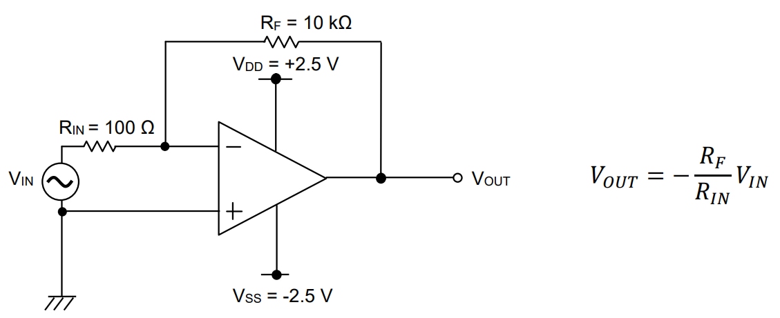 Schéma du circuit d'application - ROHM Semiconductor Amplificateur opérationnel CMOS TLR377GYZ