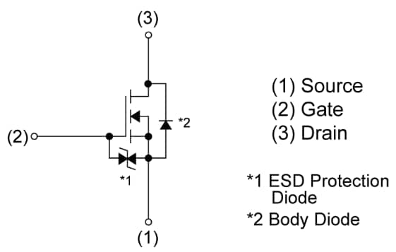 ROHM Semiconductor MOSFET à signal faible N-Ch 60 V 310 mA BSS138WAHZG