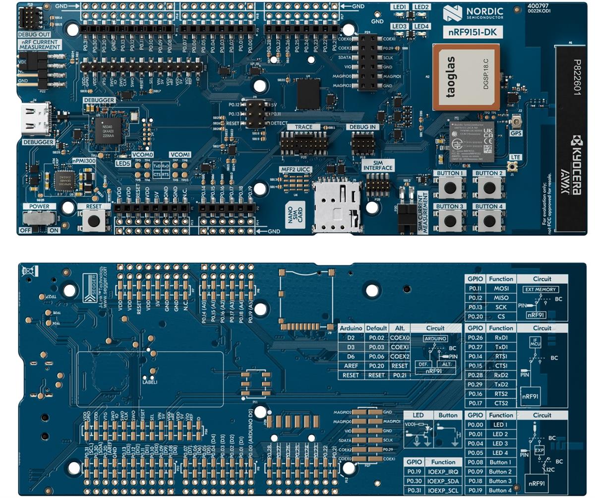 Nordic Semiconductor Kit de développement nRF9151-DK