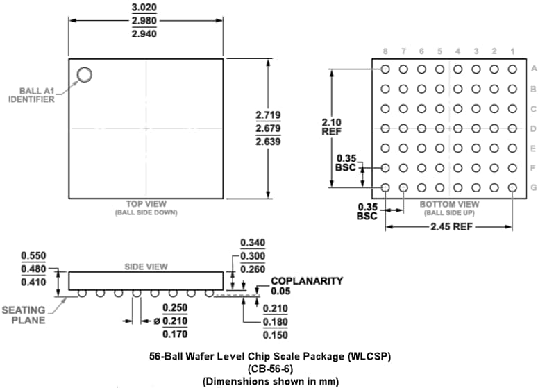 Plan mécanique - Analog Devices Inc. Codecs à faible puissance ADAU1860/1860-1 avec DSP audio