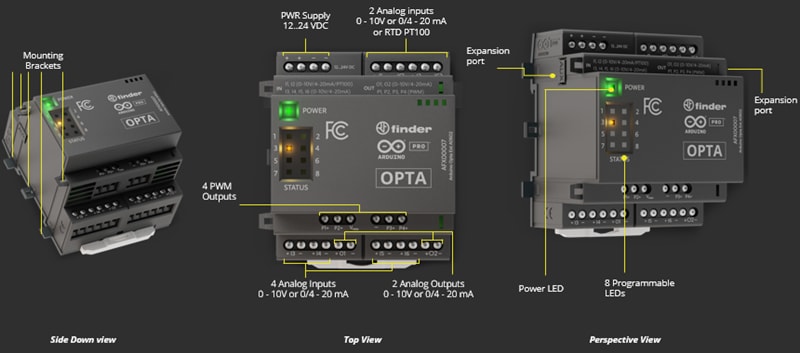 Arduino Kit d’extension analogique Pro Opta® A0602
