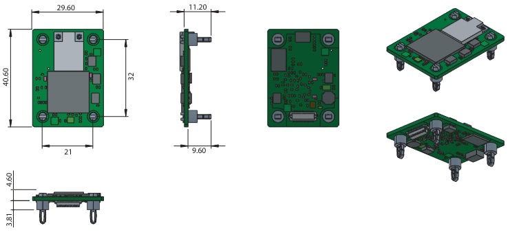 Advantech Modules intégrés double bande Wi-Fi® WLNNA-XX-DP551