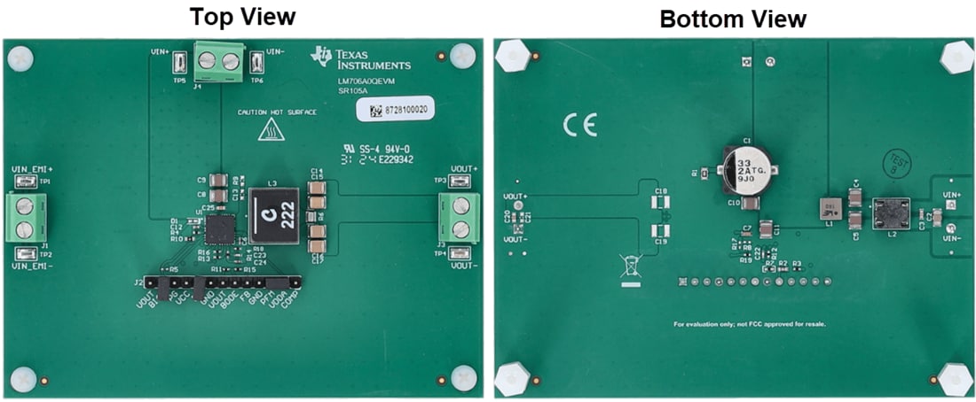 Circuit de localisation - Texas Instruments Module d'évaluation (EVM) de convertisseur LM706A0QEVM
