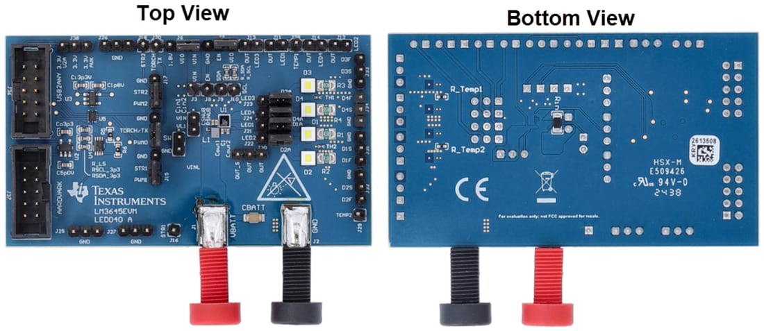 Plan mécanique - Texas Instruments Module d'évaluation (EVM) LM3645EVM