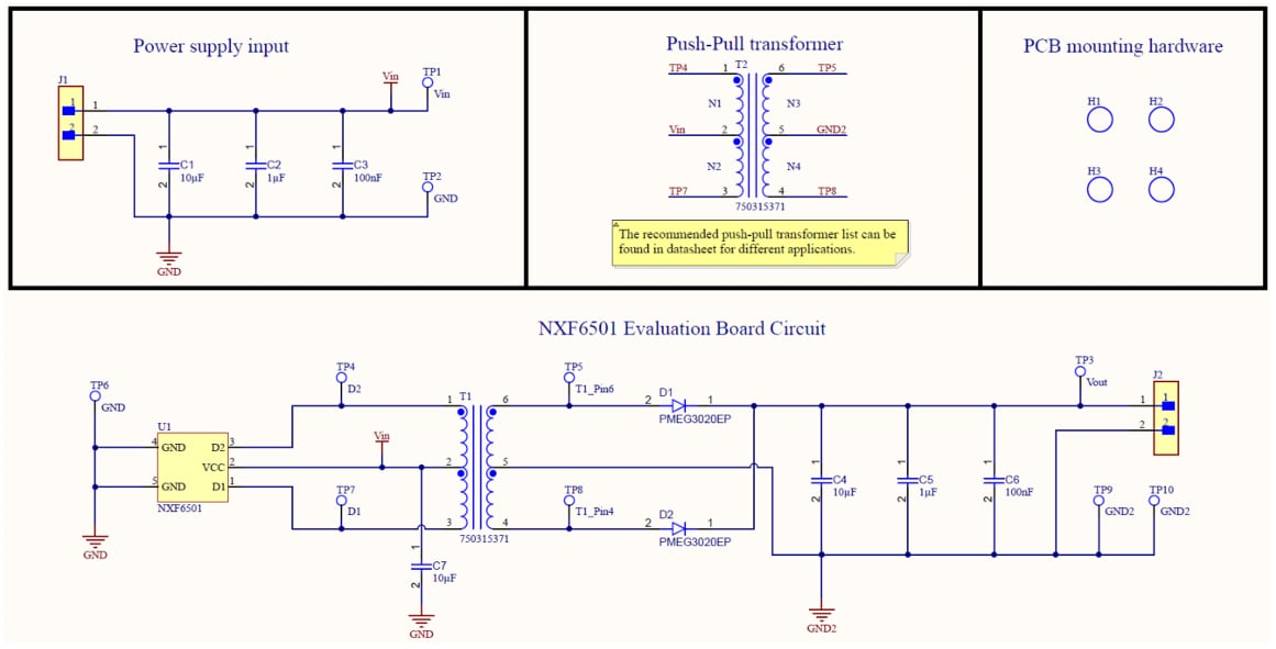 Nexperia Carte d'évaluation NEVB-NXF6501DC