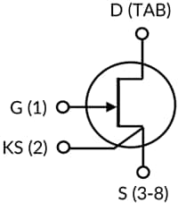Schéma du circuit d'application - onsemi Transistor JFET SiC normalement activé UJ4N 750 V 4,3 mΩ