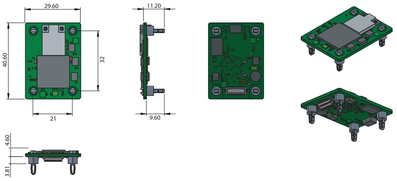 Advantech Module de point d’accès double bande Wi-Fi BB-WLNNA-Q551