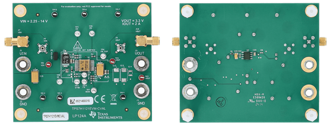 Texas Instruments Module d'évaluation TPS7H1121EVM-CVAL