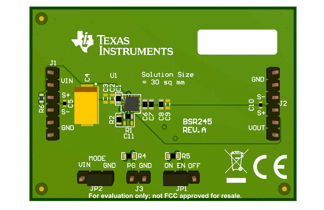 Texas Instruments Modules d'évaluation TPSM82830xAEVM
