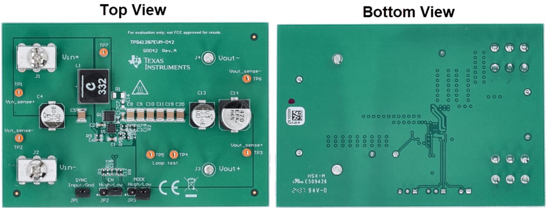 Plan mécanique - Texas Instruments Module d'évaluation (EVM) TPS61287EVM-042
