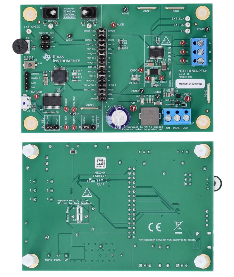 Texas Instruments Module d'évaluation MCF8315PWPEVM