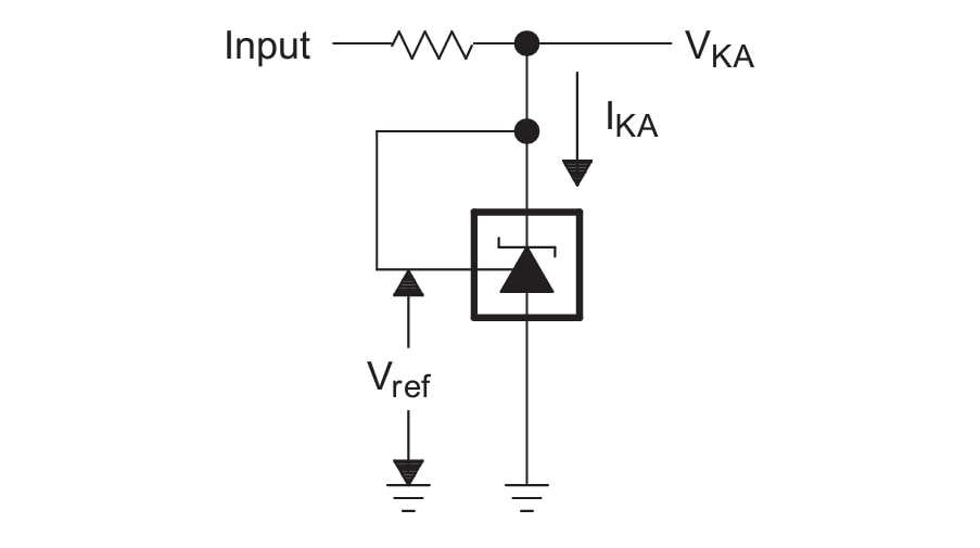 Schéma - Texas Instruments Références programmables de précision TL431/TL432