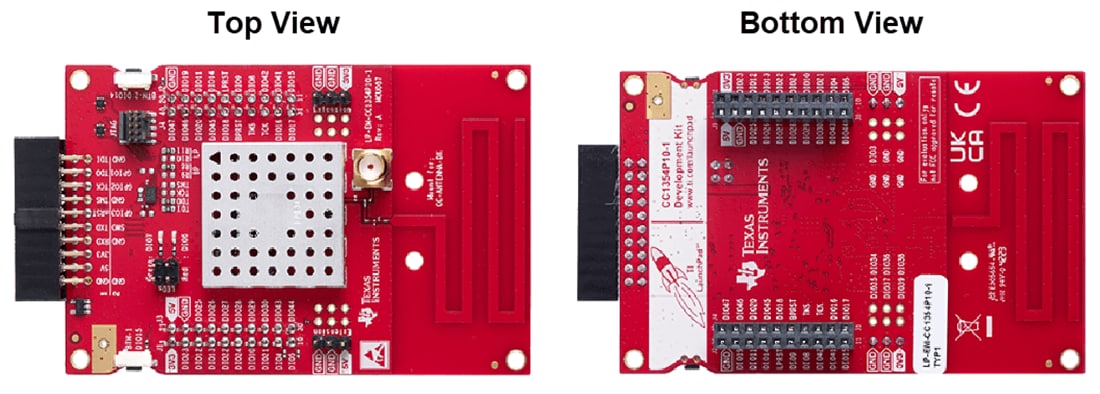 Plan mécanique - Texas Instruments Kit de développement LP-EM-CC1354P10 LaunchPad™
