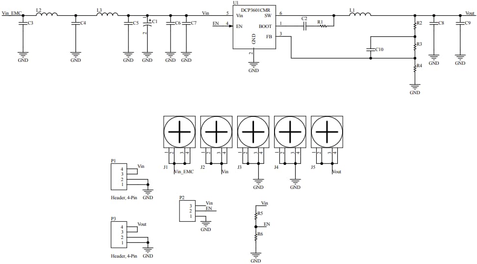 Schéma - STMicroelectronics Carte d'évaluation STEVAL-3601CV1