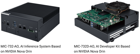 Infographie - Advantech Kit de développement d'IA MIC-732D-AO NVIDIA® Isaac Nova Orin™