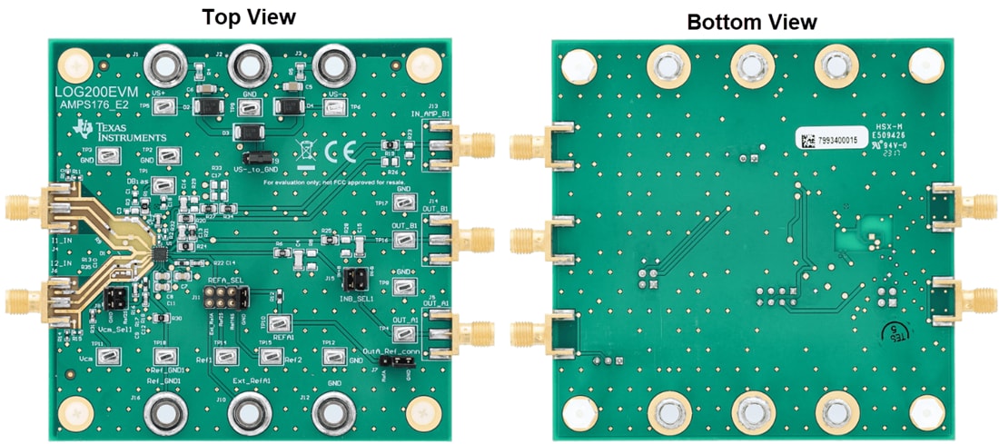Circuit de localisation - Texas Instruments Module d'évaluation (EVM) d'amplificateur LOG200EVM