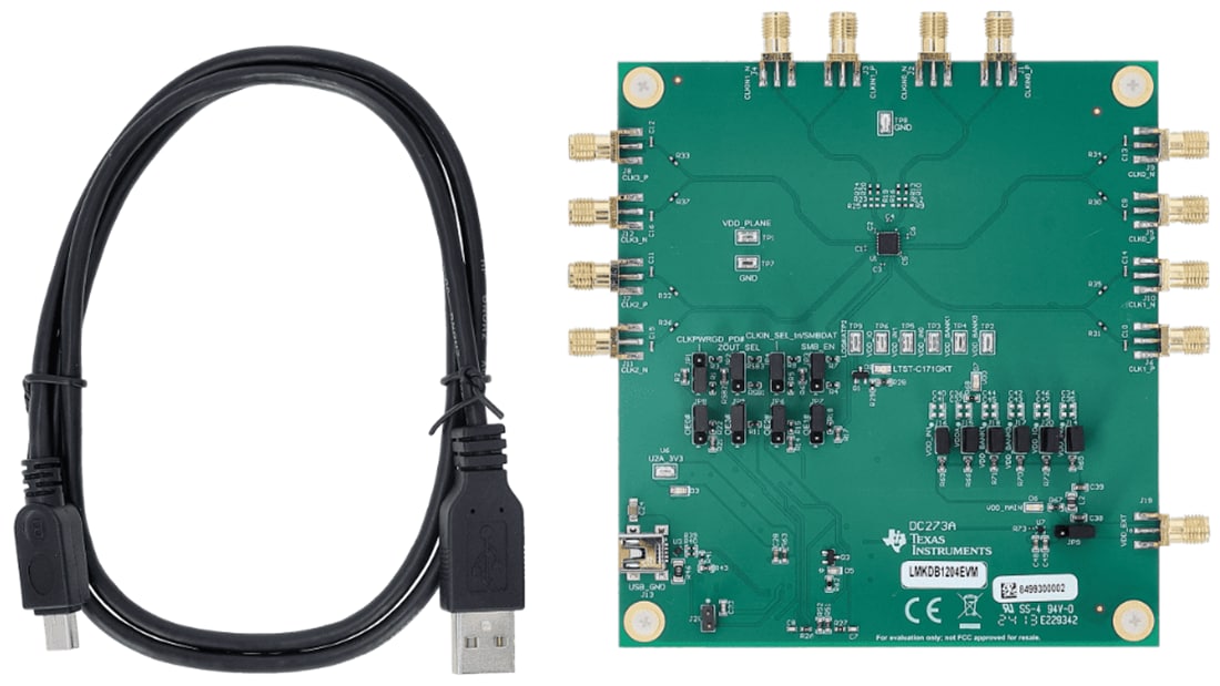 Texas Instruments Module d'évaluation (EVM) LMKDB1204EVM