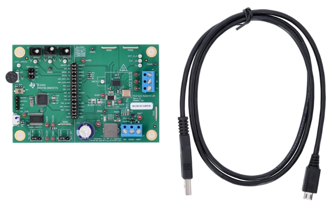Graphique - Texas Instruments Module d'évaluation (EVM) MCF8315RRYEVM