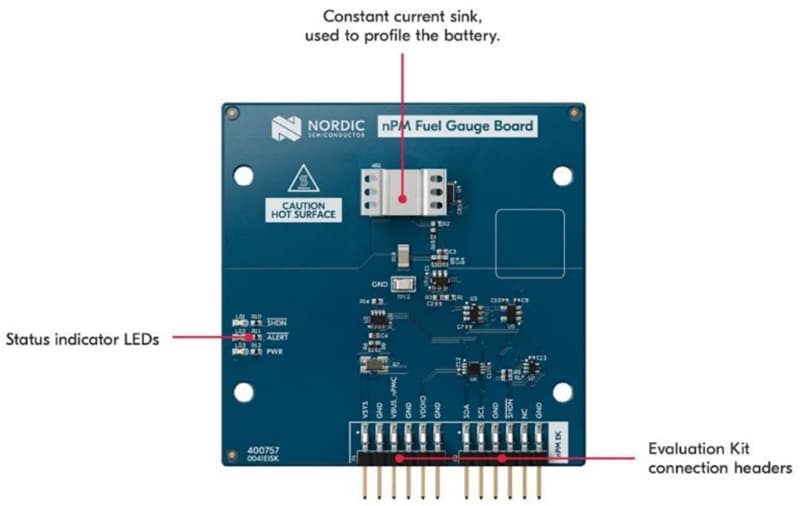 Nordic Semiconductor Carte de jauge de carburant nPM