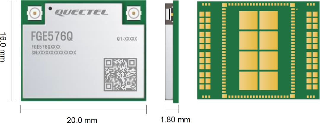 Quectel FGE573Q & FGE576Q Wi-Fi 7 & BLUETOOTH® 5.3 Modules