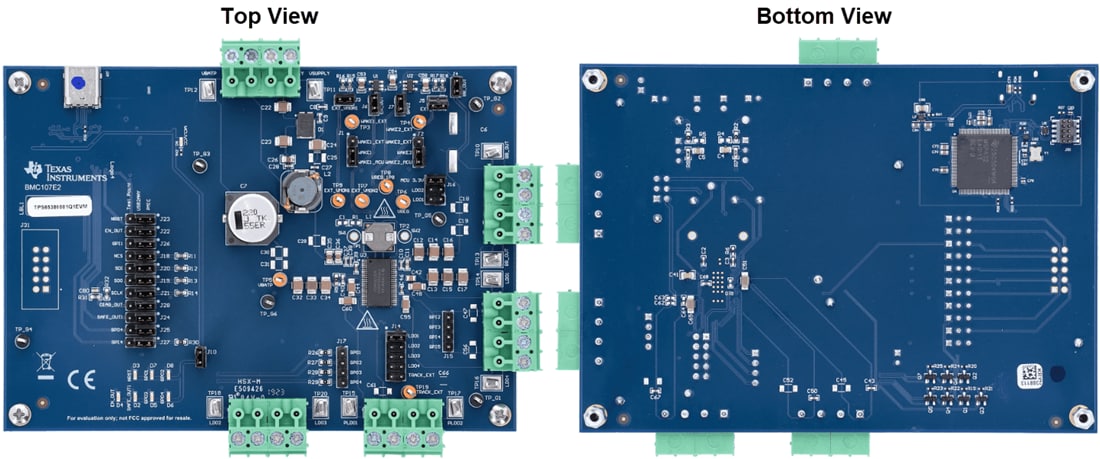 Plan mécanique - Texas Instruments Module d'évaluation (EVM) TPS65386001Q1EVM