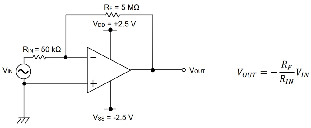 Schéma du circuit d'application - ROHM Semiconductor Amplificateurs opérationnels CMOS automobiles LMR1901YG-M