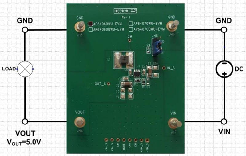 Diodes Incorporated Carte d'évaluation AP64060