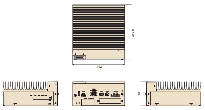 Infographie - Advantech Système d'inférence IA MIC-732-AO