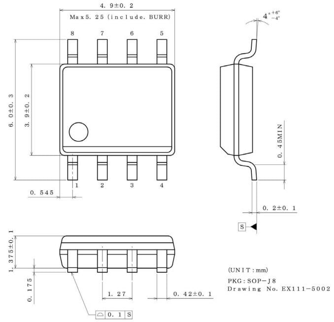 Plan mécanique - ROHM Semiconductor Commutateurs de côté inférieur 2 canaux IPD automobile