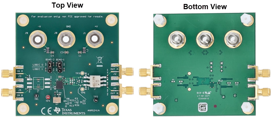 Circuit de localisation - Texas Instruments Module d'évaluation (EVM) d'amplificateur THS6232RHFEVM
