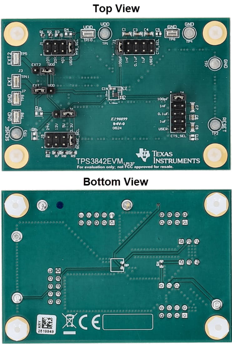 Plan mécanique - Texas Instruments Module d'évaluation (EVM) de superviseur TPS3842EVM