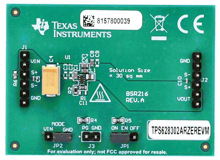Texas Instruments Modules d'évaluation TPS62830xRZEREVM