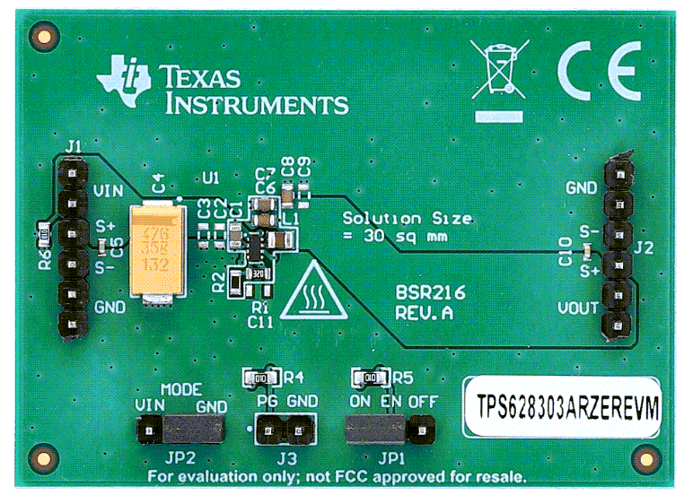 Texas Instruments Modules d'évaluation TPS62830xRZEREVM