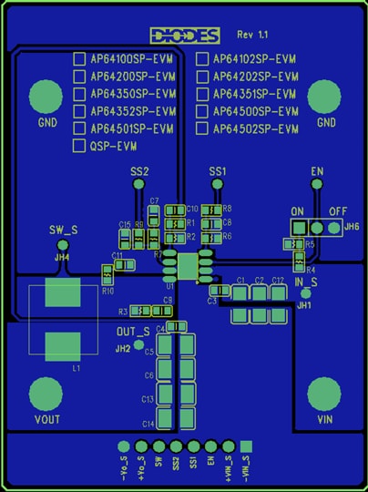 Diodes Incorporated Carte d'évaluation AP64102