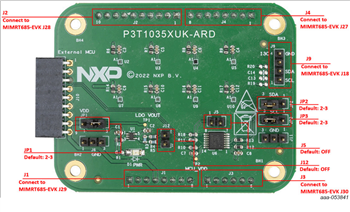 NXP Semiconductors Carte P3T1035xUK d’évaluation de blindage Arduino®