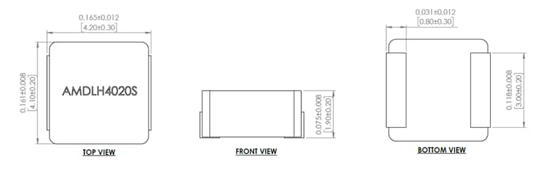 Chart - Abracon AMDLH 4020 Metal Alloy Molded Inductors