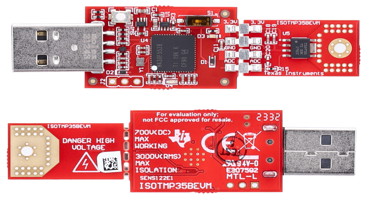 Texas Instruments Module d'évaluation ISOTMP35BEVM