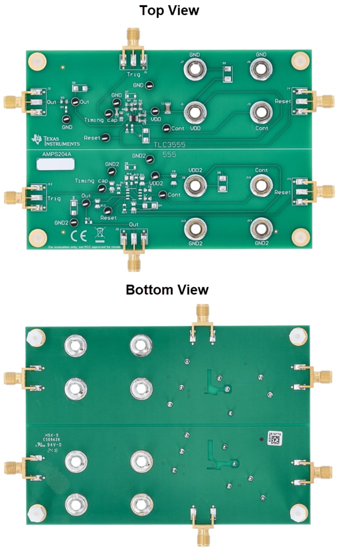 Circuit de localisation - Texas Instruments Module d'évaluation (EVM) de minuteur TLC3555EVM