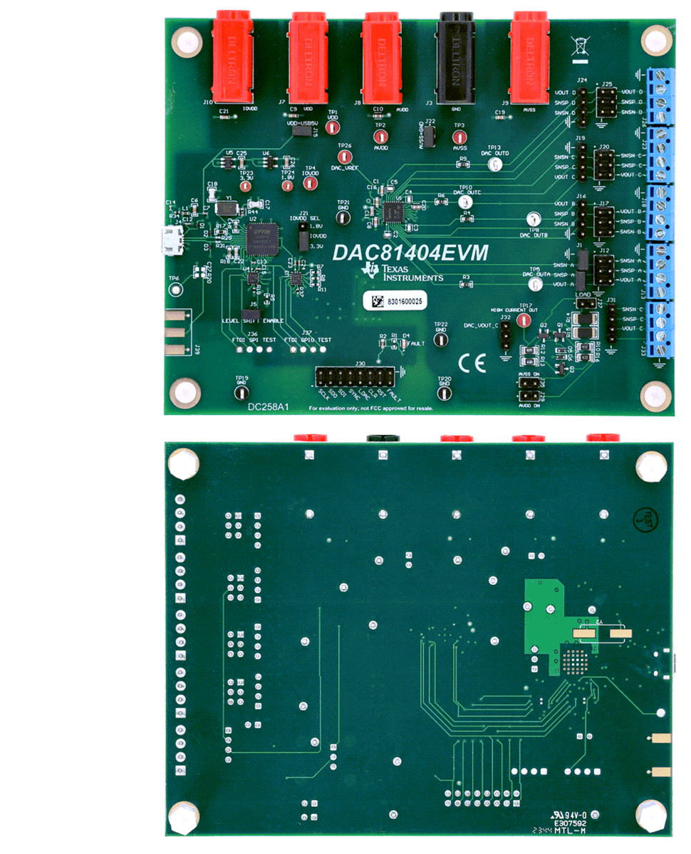 Texas Instruments Module d'évaluation DAC81404EVM