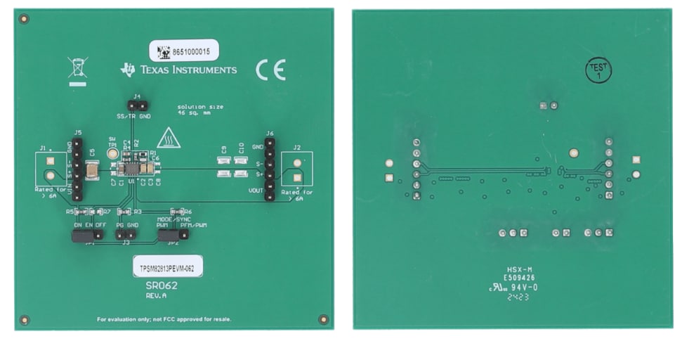 Circuit de localisation - Texas Instruments Modules d'évaluation TPSM8281xPEVM062