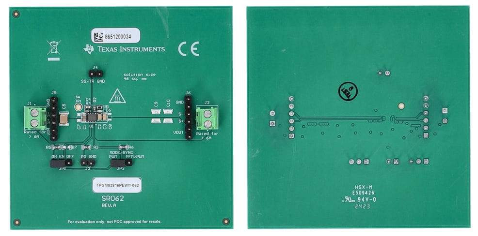 Circuit de localisation - Texas Instruments Modules d'évaluation TPSM8281xPEVM062