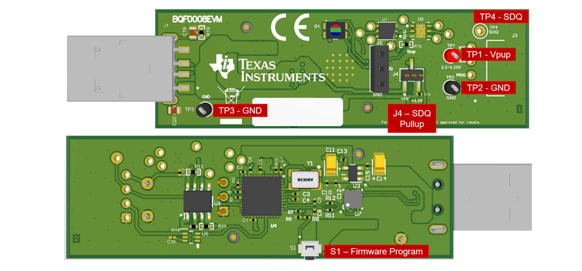 Circuit de localisation - Texas Instruments Module d'évaluation BQF0008EVM