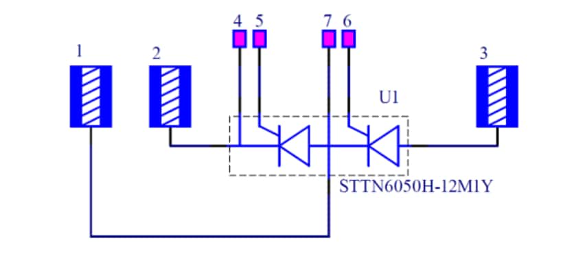 Schéma - STMicroelectronics Carte d'évaluation STEVAL-TO240SCR