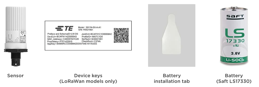 TE Connectivity / Measurement Specialties Capteurs de température/humidité sans fil 59xxN